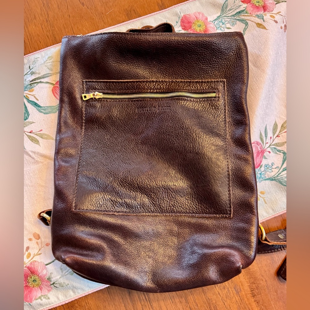 Portland Leather Coldbrew Laptop backpack